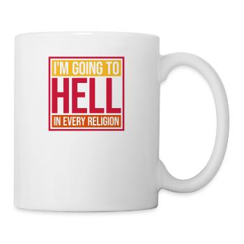 im going to hell - Coffee/Tea Mug - white - Right