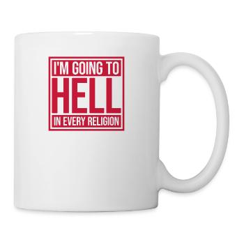 im going to hell - Coffee/Tea Mug - white - Right