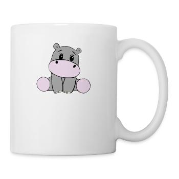 Little hippo - Coffee/Tea Mug - white - Right