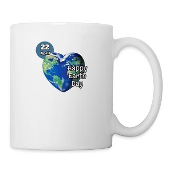 Happy Earth Day - Coffee/Tea Mug - white - Right