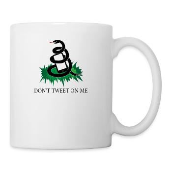 Do Not Tweet On Me Snake Animal - Coffee/Tea Mug - white - Right