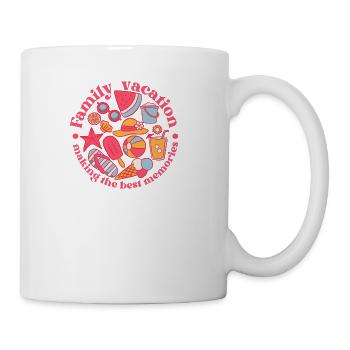 Family Vacation Making The Best Memories A Cute - Coffee/Tea Mug - white - Right