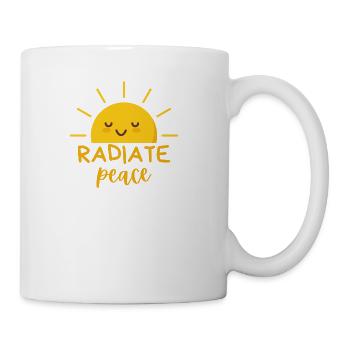 Radiate Peace - Coffee/Tea Mug - white - Right