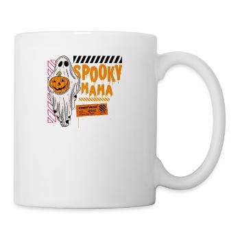 Spooky Mama Cool Halloween Design - Coffee/Tea Mug - white - Right