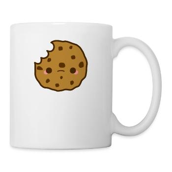 Cute Yummy Biscuit Chocolate Chip Cookie - Coffee/Tea Mug - white - Right