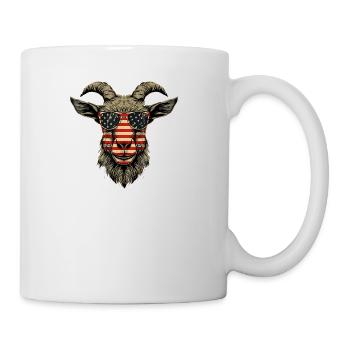 Kamala Harris 2024 For President Campaign US Flag - Coffee/Tea Mug - white - Right