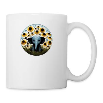 Elephant - Coffee/Tea Mug - white - Right