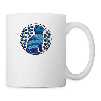Blueberry Kitty Cat - Coffee/Tea Mug - white - Right