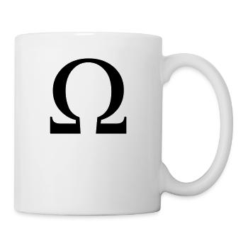 Omega #2 Symbol - Coffee/Tea Mug - white - Right