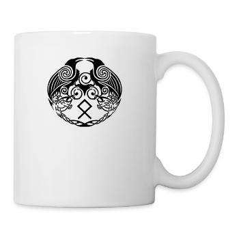 Odin's Ravens - Coffee/Tea Mug - white - Right