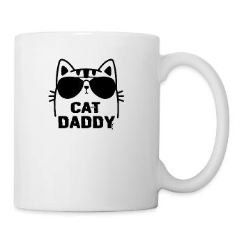 CAT daddy - Coffee/Tea Mug - white - Right