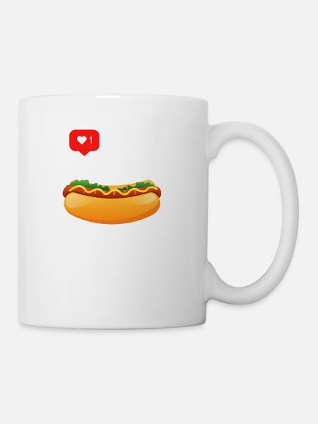 Hotdog lover - Coffee/Tea Mug - white