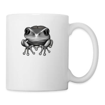 cute frog original - Coffee/Tea Mug - white - Right