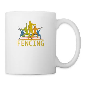 Fencing - Coffee/Tea Mug - white - Right