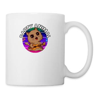 Cool Cats cool Cat Party Animal - Coffee/Tea Mug - white - Right