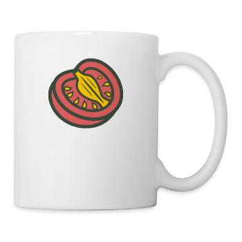 Tomato Sliced - Coffee/Tea Mug - white - Right