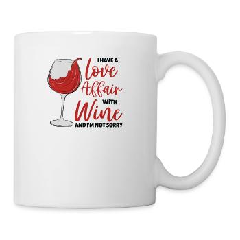Wine Drinking Wine Tasting Wine Lover - Coffee/Tea Mug - white - Right