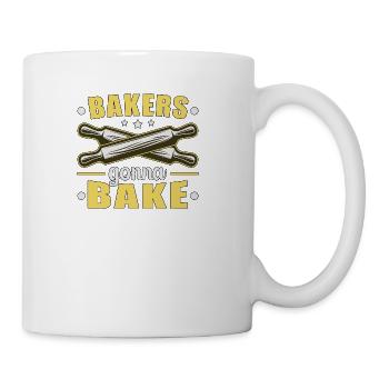 Bakers Gonna Bake Baking - Coffee/Tea Mug - white - Right