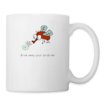 Funny Mosquito Funny Animal - Coffee/Tea Mug - white - Right