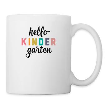 Hello Kindergarten - Coffee/Tea Mug - white - Right