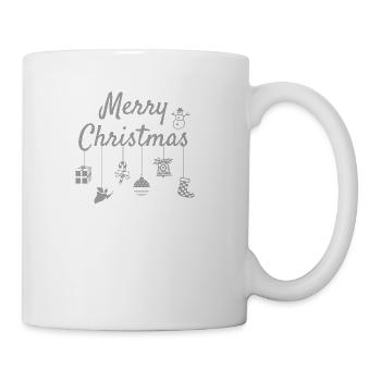 Merry Christmas Ornaments - Coffee/Tea Mug - white - Right