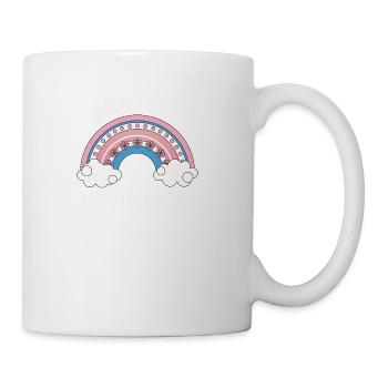 Protect Trans Youth Trans Rights Are Human Rights - Coffee/Tea Mug - white - Right