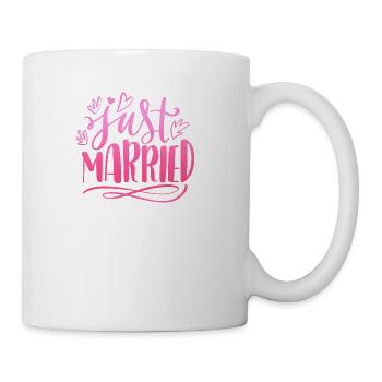 just married - Coffee/Tea Mug - white - Right