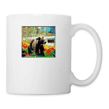COLORFUL GRIZZLY BEAR - Coffee/Tea Mug - white - Right
