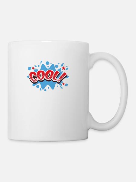 cool design - Coffee/Tea Mug - white