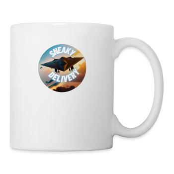 Stealth Bomber Sneaky Delivery - Coffee/Tea Mug - white - Right