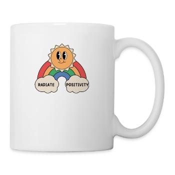 Radiate Positivity - Coffee/Tea Mug - white - Right
