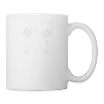 Compass Directions And Arrows Abcddark - Coffee/Tea Mug - white - Right