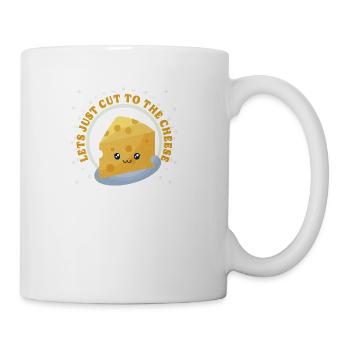 Kawaii Art Cut To The Cheese - Coffee/Tea Mug - white - Right