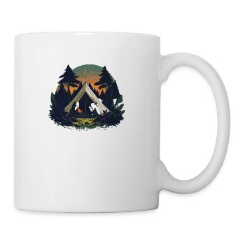 Dans la nature - Tasse - blanc - Droite