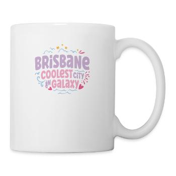 Brisbane Coolest Galaxy - Coffee/Tea Mug - white - Right