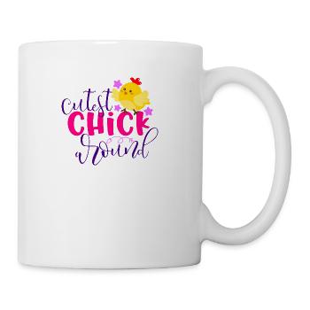 Cutest Chick Around - Coffee/Tea Mug - white - Right