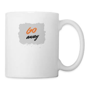 Go Away - Coffee/Tea Mug - white - Right