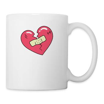 Broken Heart - Coffee/Tea Mug - white - Right