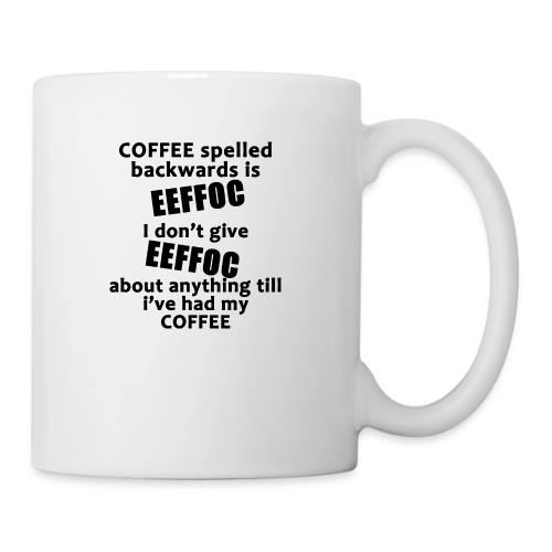 Coffee spelled backwards - Coffee/Tea Mug