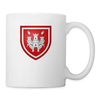 Coat of Arms of Antwerp (city), Belgium - Coffee/Tea Mug - white - Right