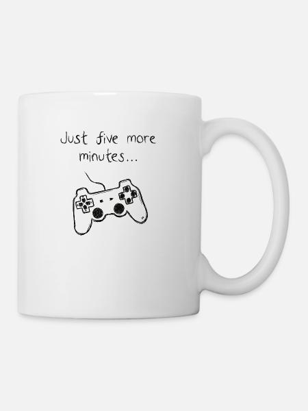 Just five more minutes - Coffee/Tea Mug - white