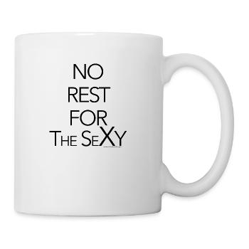No Rest For The Sexy - Coffee/Tea Mug - white - Right