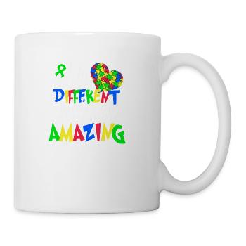 Different makes me Amazing T-Shirt - Coffee/Tea Mug - white - Right