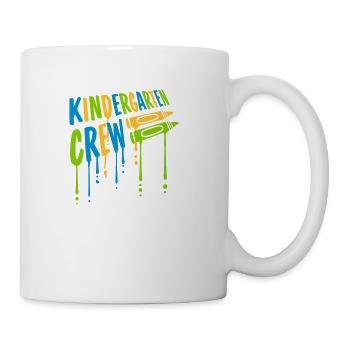 friends kindergarten crew wax - Coffee/Tea Mug - white - Right