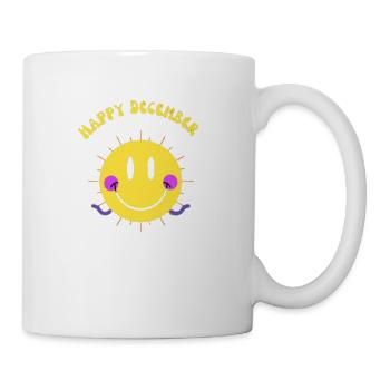 Happy December - Coffee/Tea Mug - white - Right