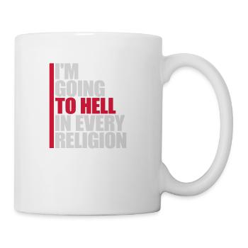 im going to hell - Coffee/Tea Mug - white - Right