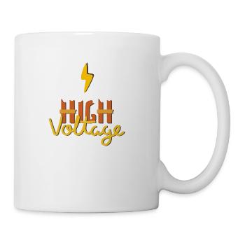 High Voltage electrikan electrick - Coffee/Tea Mug - white - Right