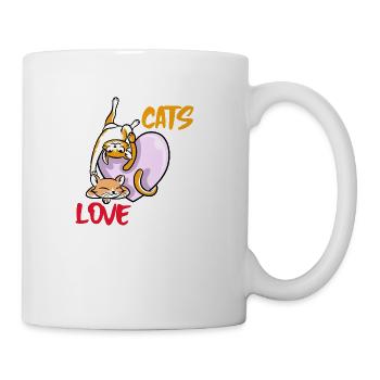 CATS LOVER - Coffee/Tea Mug - white - Right