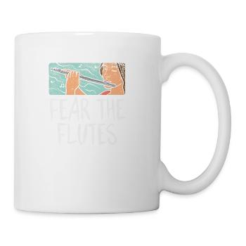 Fear The Flutes - Coffee/Tea Mug - white - Right