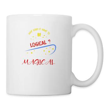 Logical or magical ? - Coffee/Tea Mug - white - Right